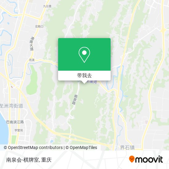 南泉会-棋牌室地图