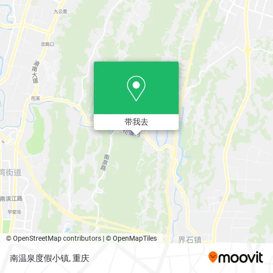 南温泉度假小镇地图