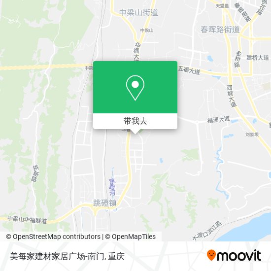美每家建材家居广场-南门地图