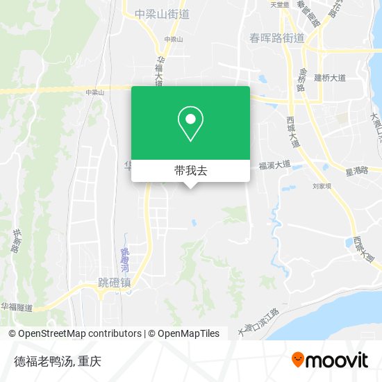 德福老鸭汤地图