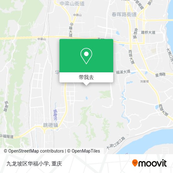 九龙坡区华福小学地图