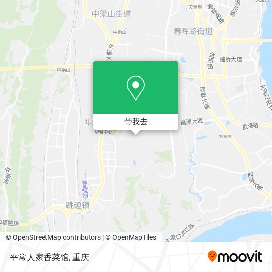 平常人家香菜馆地图
