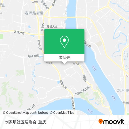刘家坝社区居委会地图
