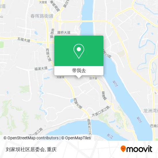 刘家坝社区居委会地图