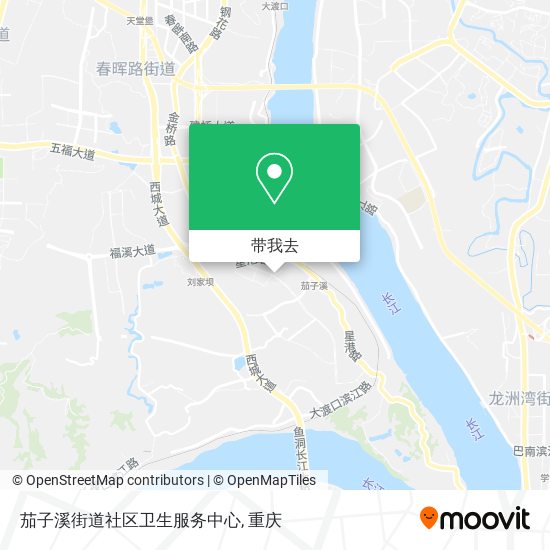 茄子溪街道社区卫生服务中心地图