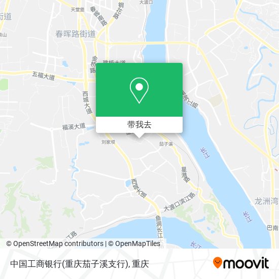 中国工商银行(重庆茄子溪支行)地图