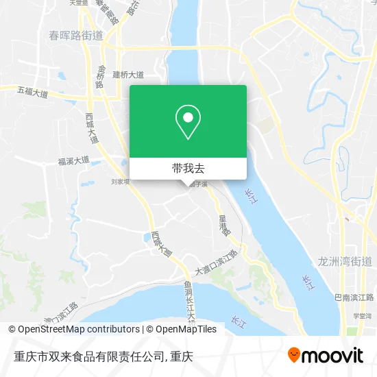 重庆市双来食品有限责任公司地图