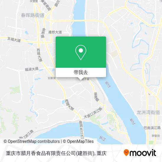 重庆市腊月香食品有限责任公司(建胜街)地图
