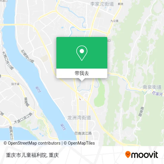 重庆市儿童福利院地图