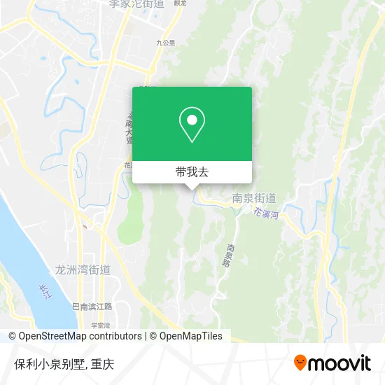保利小泉别墅地图