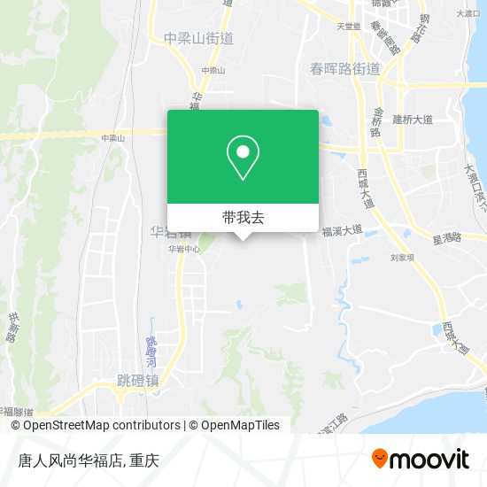 唐人风尚华福店地图