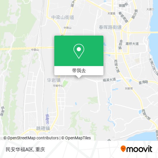 民安华福A区地图