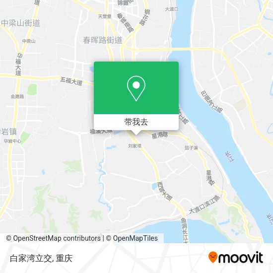 白家湾立交地图