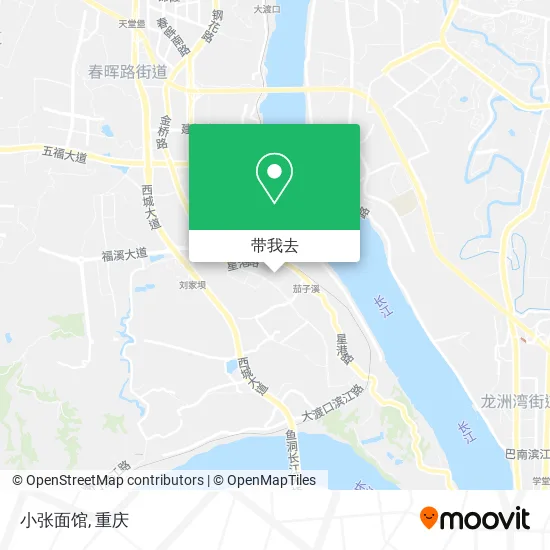 小张面馆地图