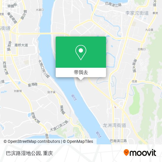 巴滨路湿地公园地图