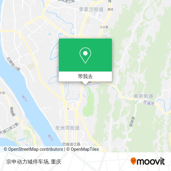 宗申动力城停车场地图