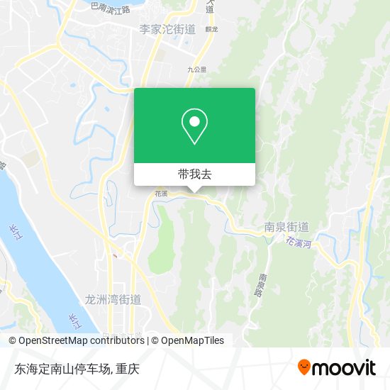 东海定南山停车场地图