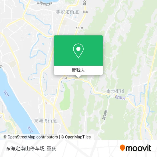 东海定南山停车场地图