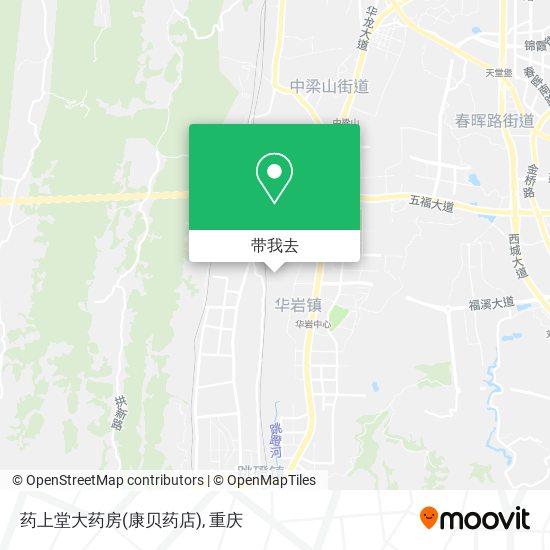 药上堂大药房(康贝药店)地图