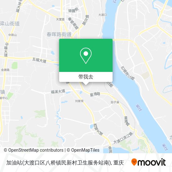 加油站(大渡口区八桥镇民新村卫生服务站南)地图