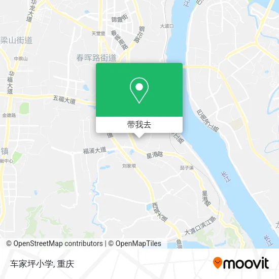 车家坪小学地图