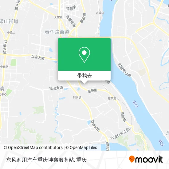 东风商用汽车重庆坤鑫服务站地图