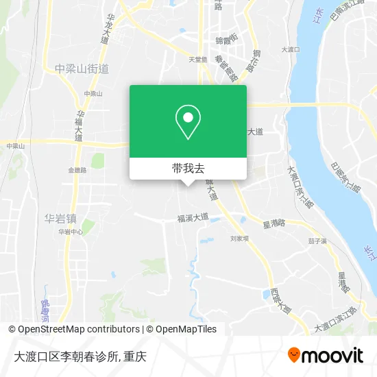 大渡口区李朝春诊所地图
