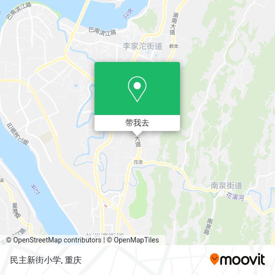 民主新街小学地图