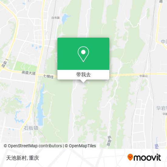 天池新村地图