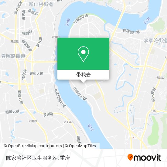 陈家湾社区卫生服务站地图