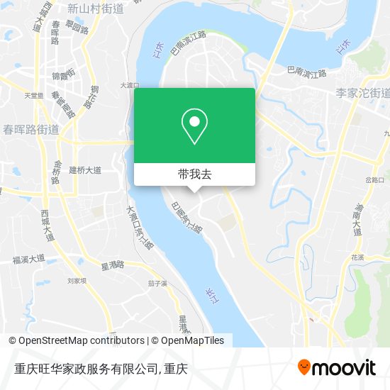 重庆旺华家政服务有限公司地图