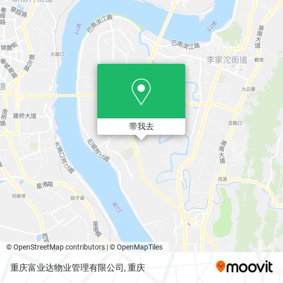 重庆富业达物业管理有限公司地图
