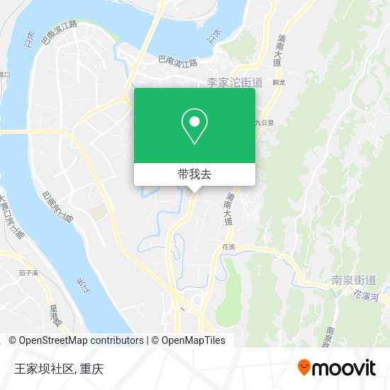 王家坝社区地图