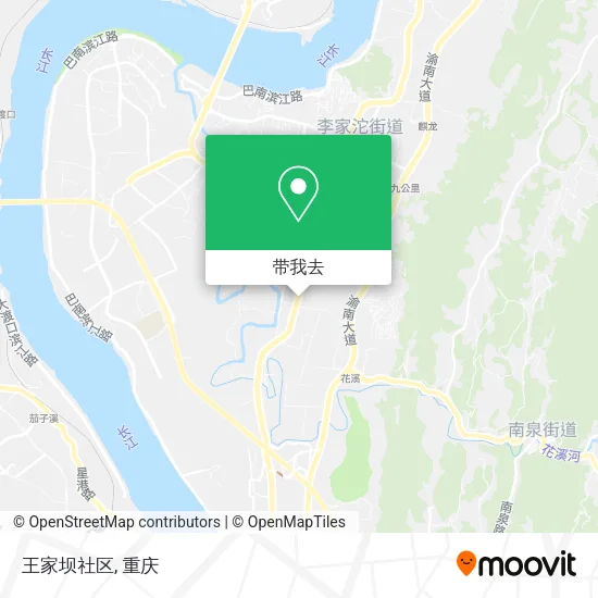 王家坝社区地图