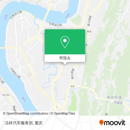 洁祥汽车服务部地图