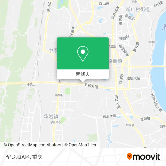 华龙城A区地图
