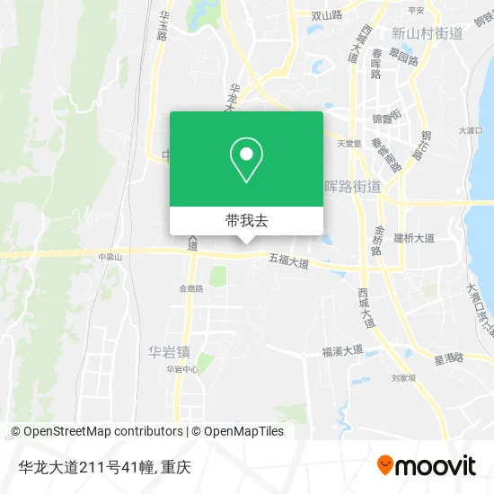 华龙大道211号41幢地图