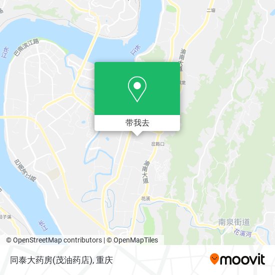 同泰大药房(茂油药店)地图