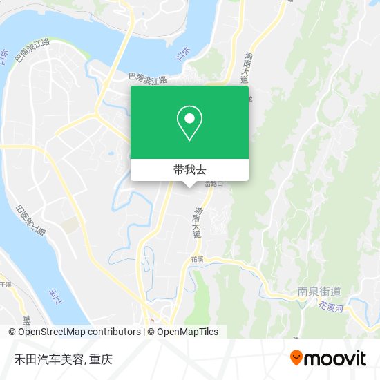 禾田汽车美容地图