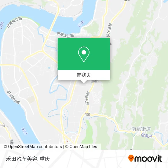 禾田汽车美容地图