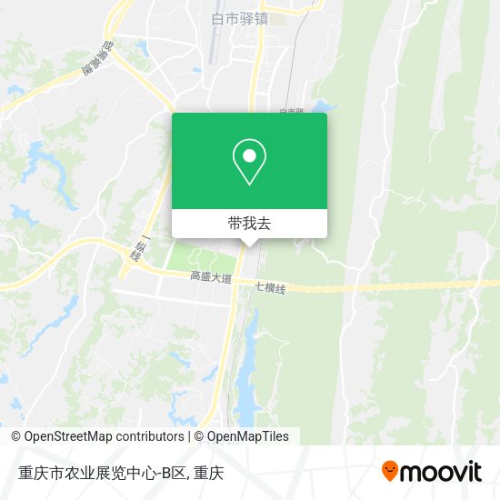 重庆市农业展览中心-B区地图