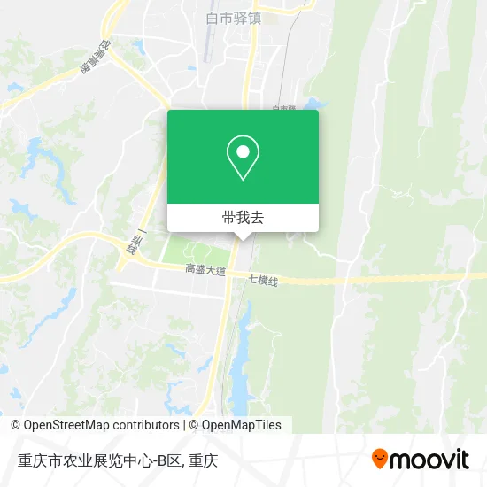 重庆市农业展览中心-B区地图