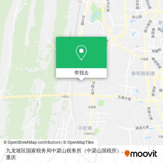 九龙坡区国家税务局中梁山税务所（中梁山国税所）地图