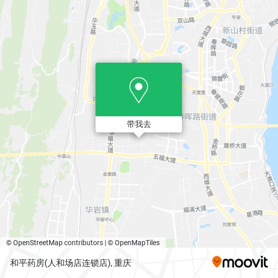 和平药房(人和场店连锁店)地图