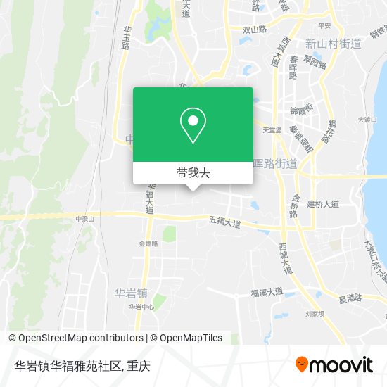 华岩镇华福雅苑社区地图