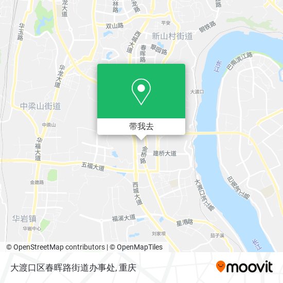 大渡口区春晖路街道办事处地图