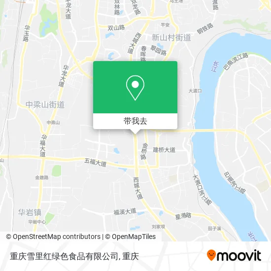 重庆雪里红绿色食品有限公司地图