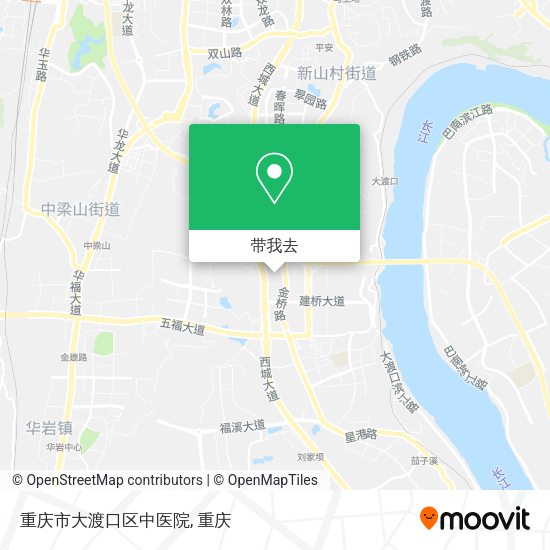 重庆市大渡口区中医院地图