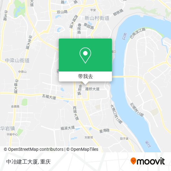 中冶建工大厦地图