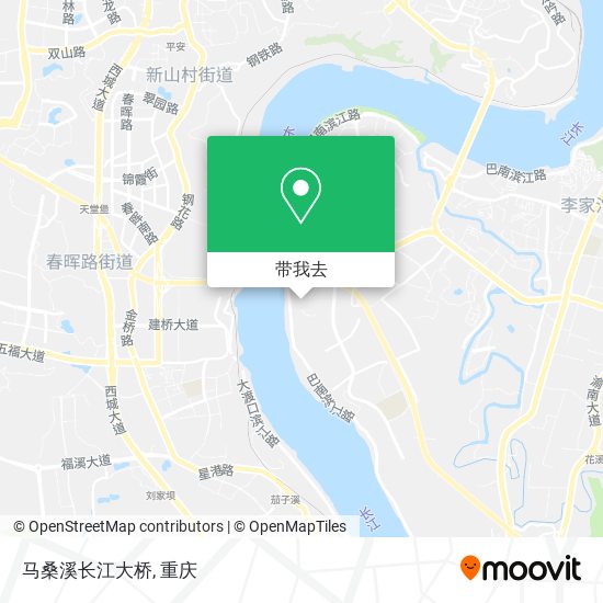 马桑溪长江大桥地图